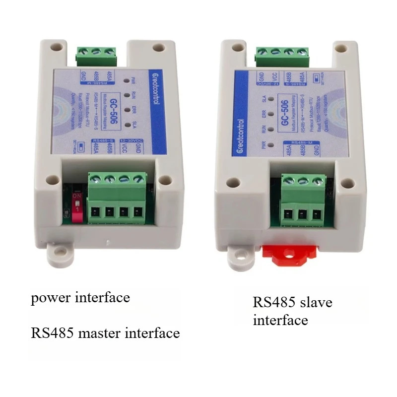 GC-506 레지스터 주소 양방향 변환기 산업등급 Modbus 프로토콜 USB-RS485