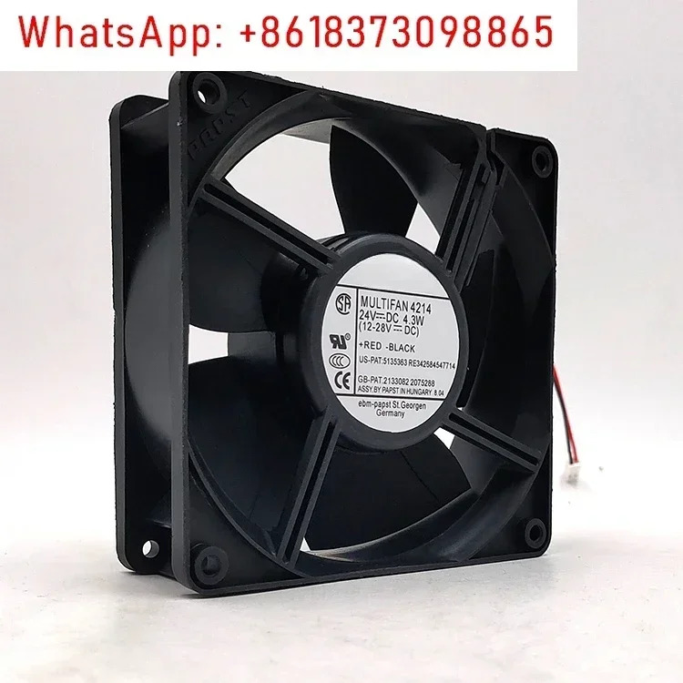 12038 24V 4.3W MULTIFAN TYP4214 대용량 저소음 냉각팬