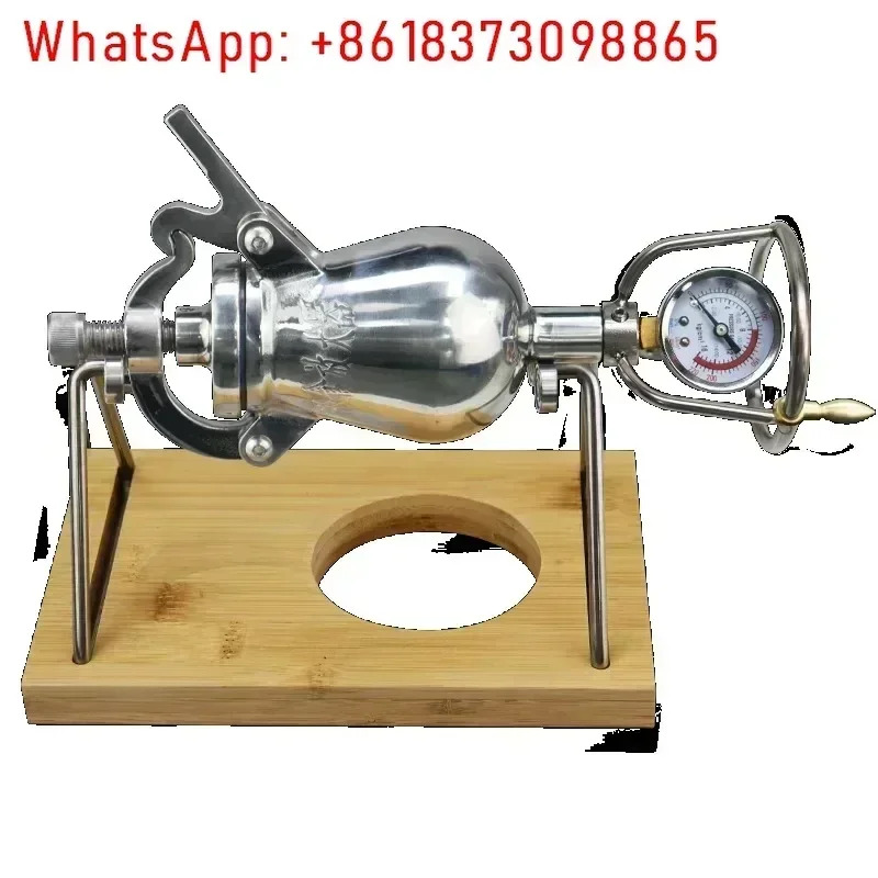 99/340/400/500/1000ML 스테인레스 스틸 미니 팝콘 기계 구식 손으로 크랭크