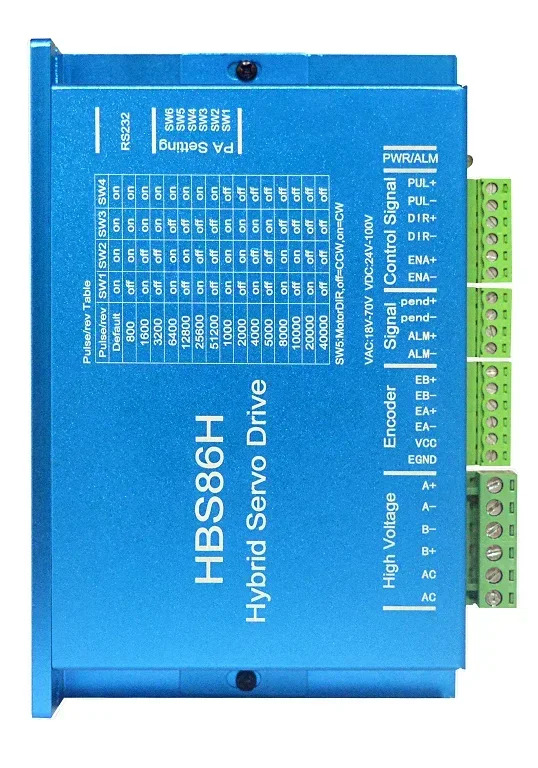 Leisai HBS86H AC18-70V/DC24-100V와 호환되는 86 루프 스테퍼 모터 드라이버