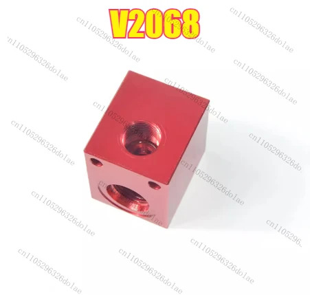 1개 유압 나사형 카트리지 밸브 알루미늄 오일 블록 V2068 방향 제어 스로틀 체크밸브 범용