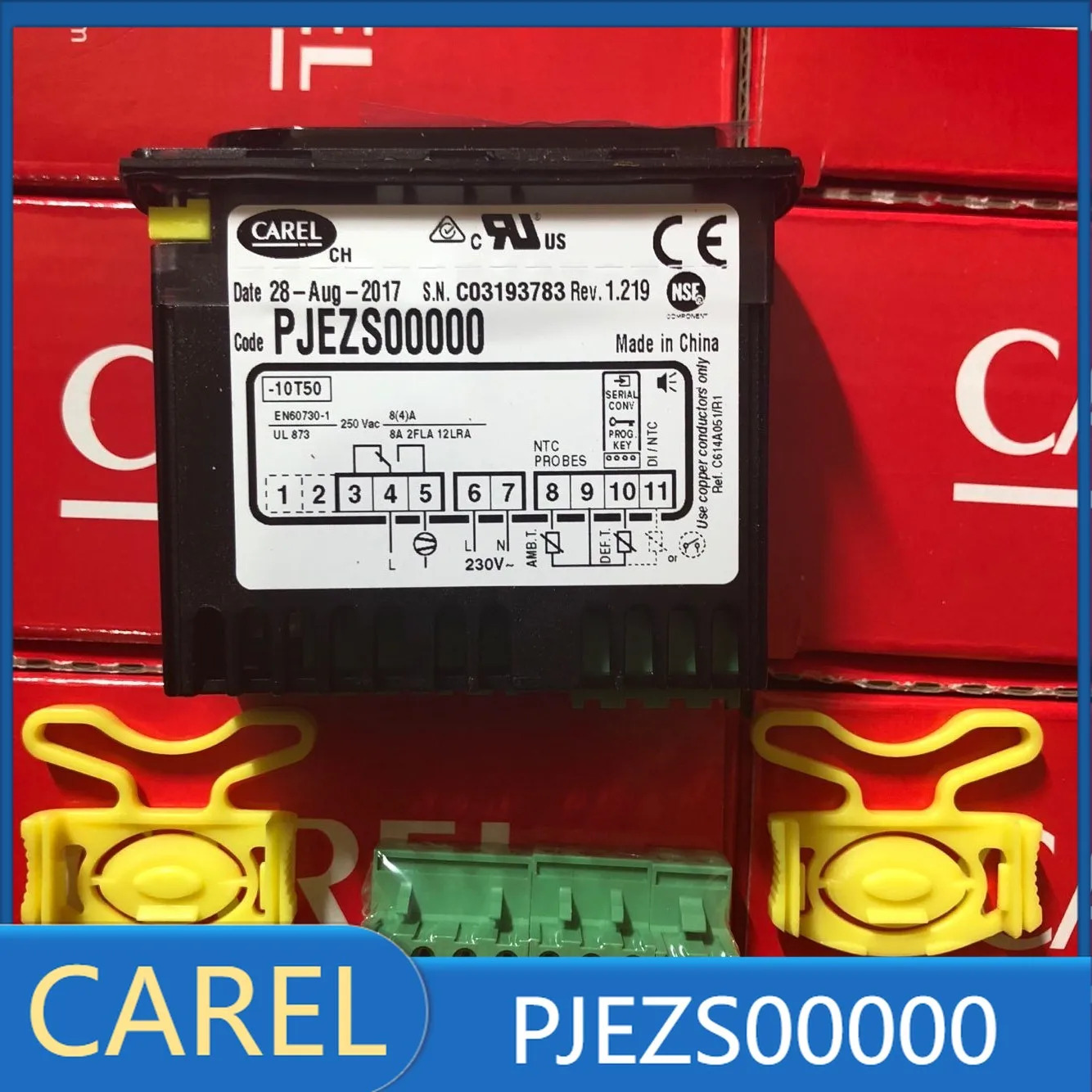 CAREL PJEZS00000 온도 컨트롤러 원본