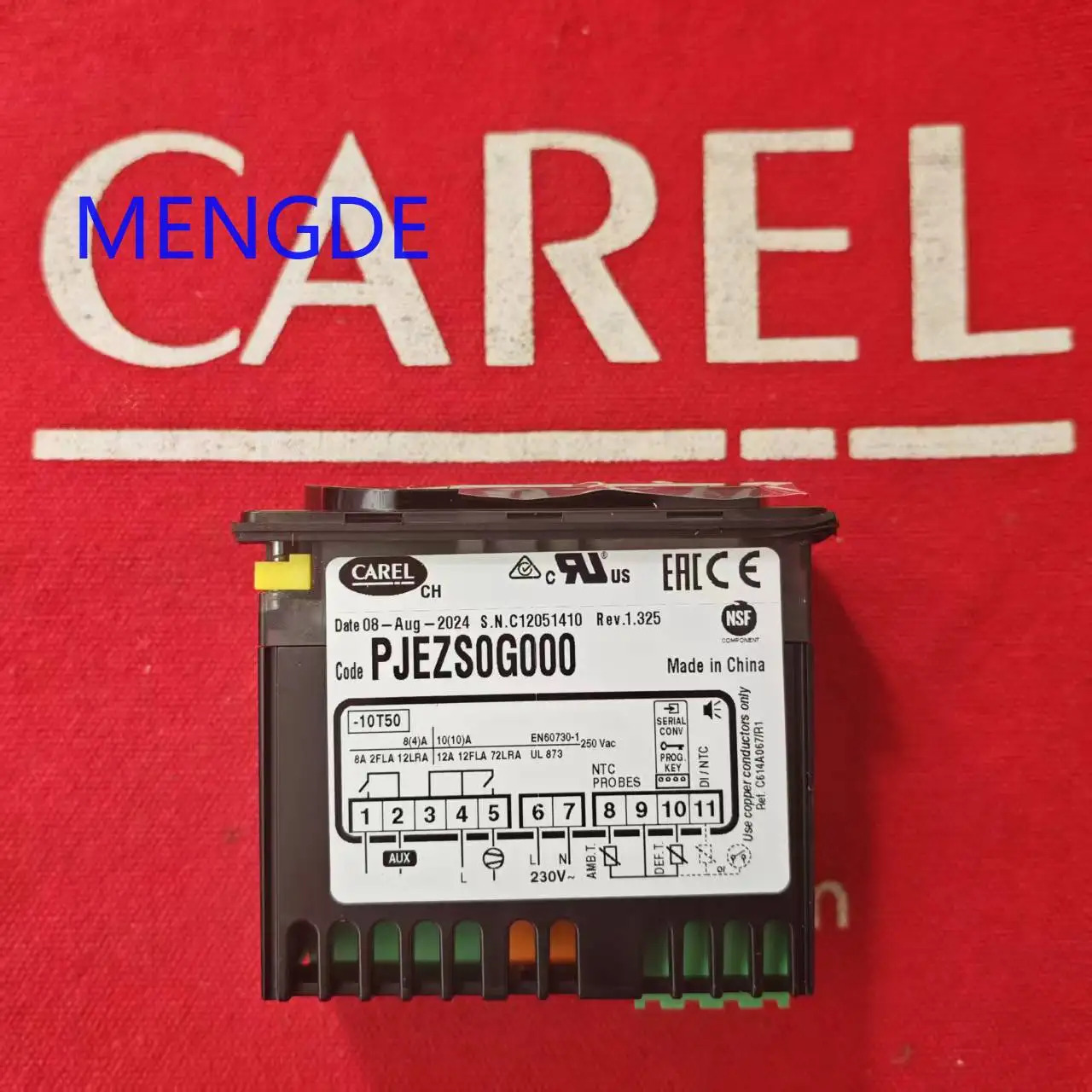 CAREL PJEZS0G000 센서 온도 조절기가 포함된 컨트롤러 새 원본