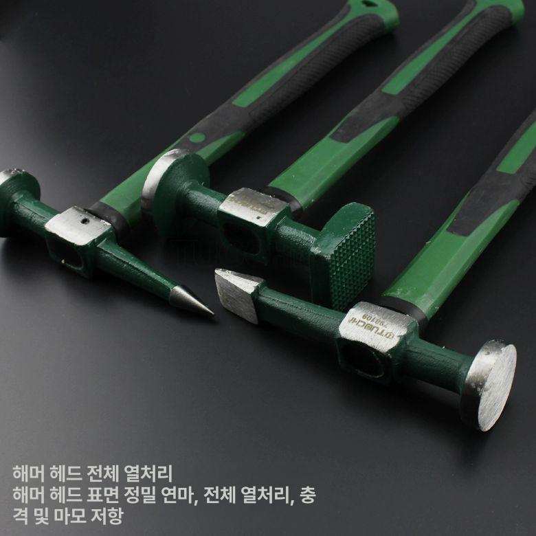 자동차 판금공구 정비 복원 외형 망치 휀다 유압 덴트 풀러 키트 복구 판금 세트 - 상세 이미지 4