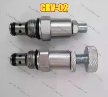 1개 유압 나사형 카트리지 압력 조절기 CRV-02 직동형 릴리프 밸브 7250BAR