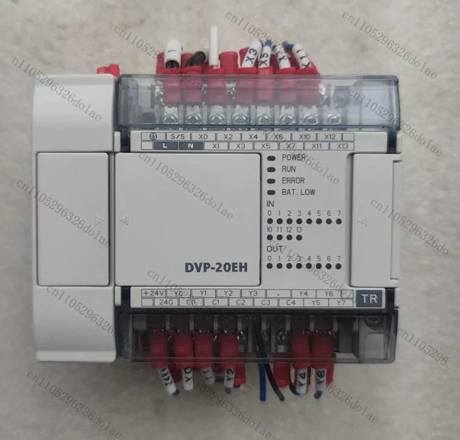 프로그래머블 컨트롤러 PLC DVP20EH00T3 기능은 그대로 유지되어 있으며 리퍼를 거쳤습니다.