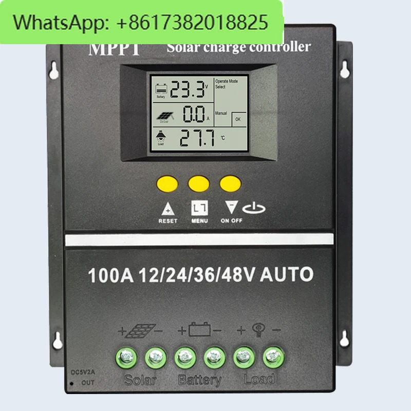MPPT 태양광 컨트롤러 완전 자동 범12V24V48V60V 충전기