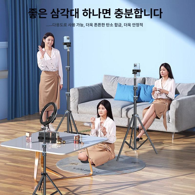 휴대폰 삼각대 거치대 촬영 고정대 듀얼 브라켓 - 상세 이미지 4