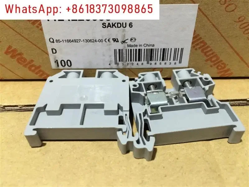 100Pcs Weidmller 터미널 SAKDU 6 1124220000
