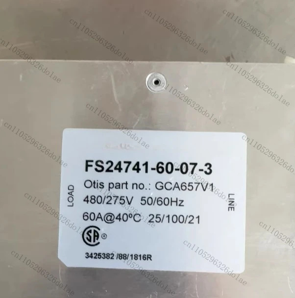 406A1 엘리베이터 인버터 필터 FS24741-60-07-3 GCA657V1 리퍼 완료