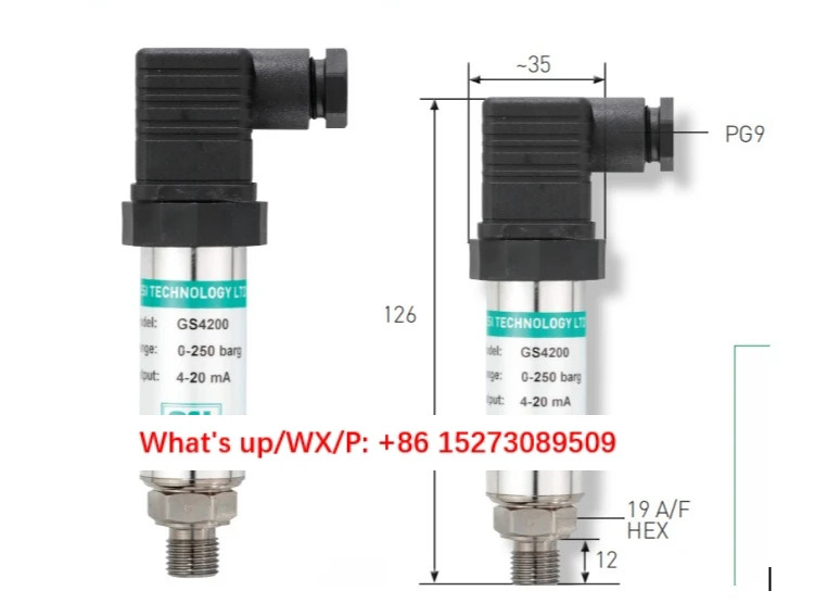 GS4200 0-250bar 4-20mA 트랜스미터 GS4103 압력센서 오리지널 신