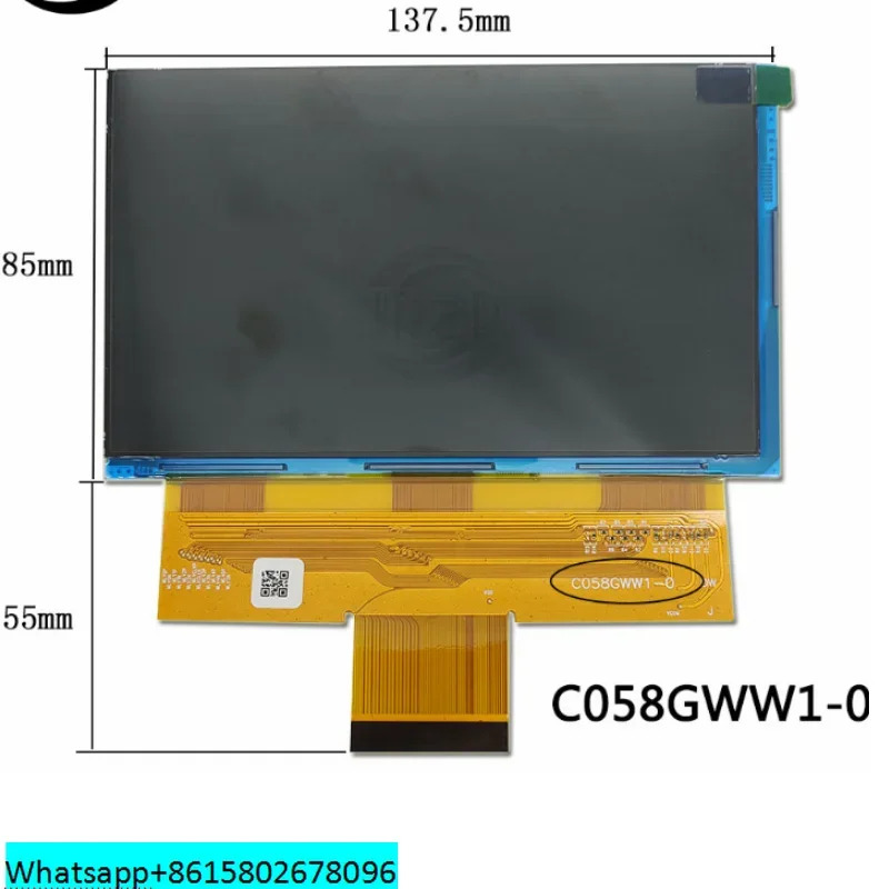 RX058B-01 RX058B 01 Rigal 프로젝터 5.8 인치 LCD 화면 디스플레이 유리 1280x800