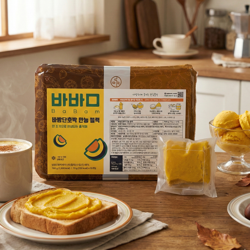 바밤단호박 만능블럭 단호박 앙금 스프레드 - 상세 이미지 3