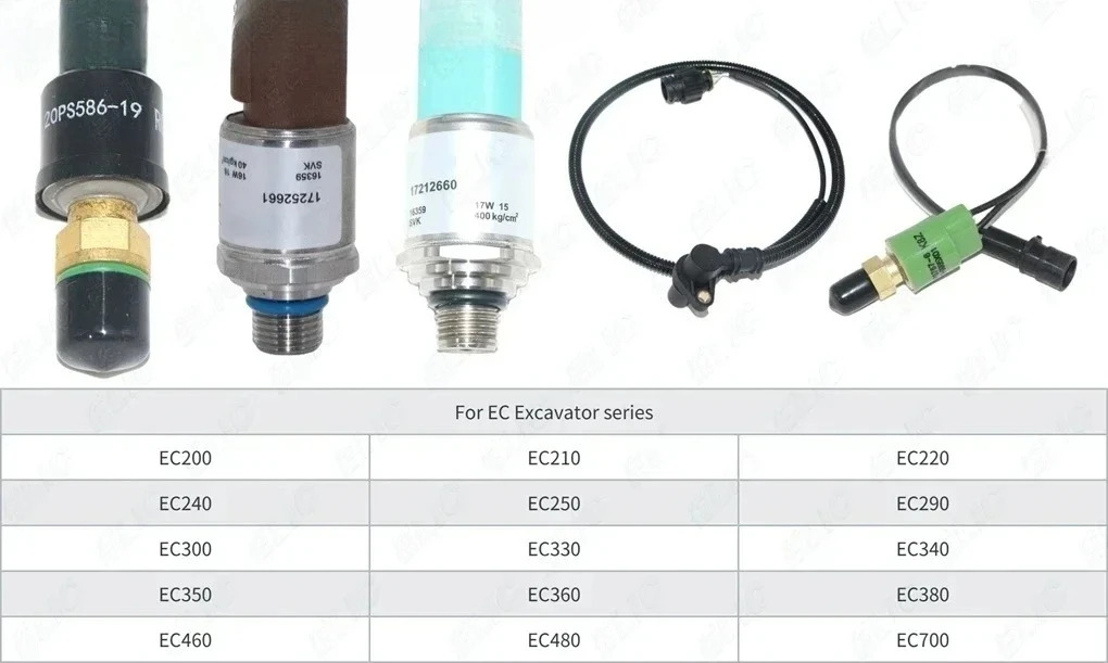 굴삭기 부품 EC210 EC240 EC290 EC360 저압 센서 17252661