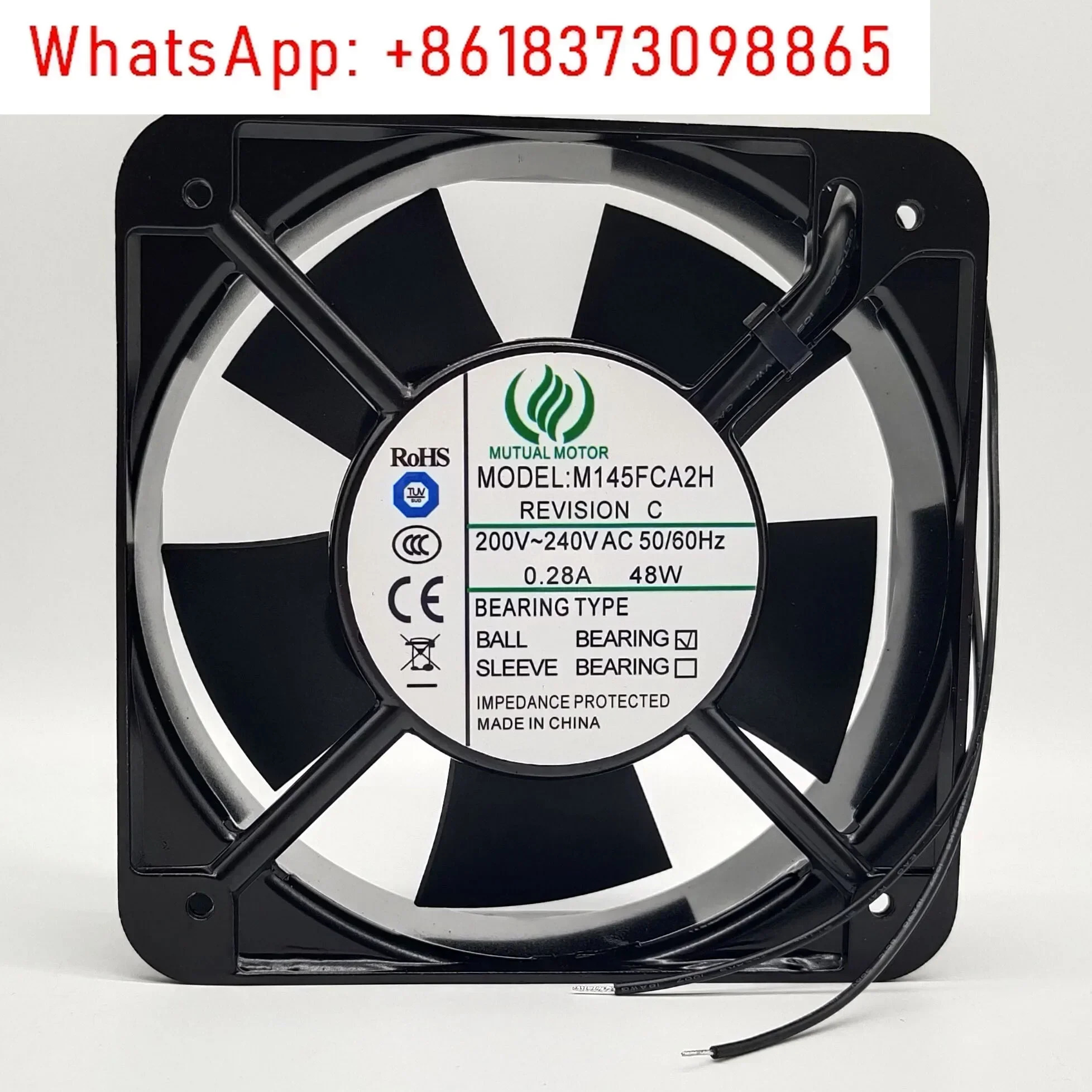 M145FCA2H 200V/240V 0.28A 15050 15CM 냉각팬