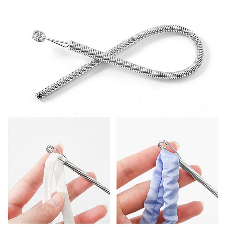 바지 고무줄 끼우개 츄리닝 끈 끼우기 바늘 의류 치마 밴드 셀프 수선 밴딩 이미지 6
