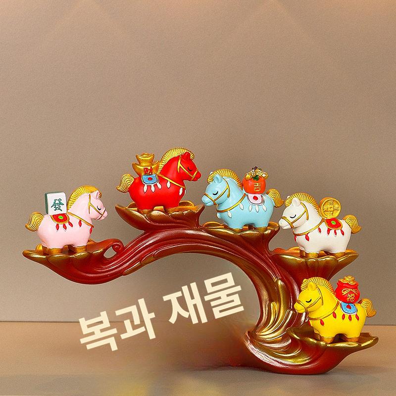 가죽 삼재띠 띠인형 인형 키홀더 붉은말띠 소파 말인형 부모님선물 말띠해 - 상세 이미지 3