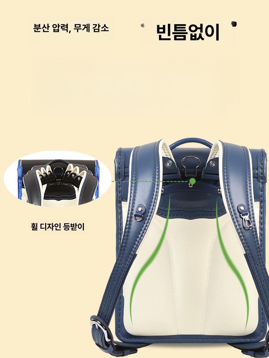 일본 란도셀 책가방 진분홍 보라 진홍색 학교 백팩 프리미엄 신학기 소원 블랙 바오밥의 - 상세 이미지 4