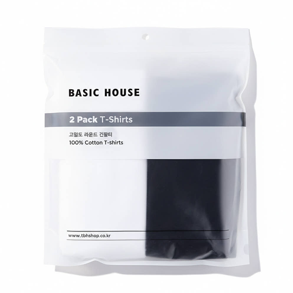 베이직하우스 면 20수 릴렉스핏 무지 긴팔티 2팩 가격 비교 BASIC HOUSE 베이직하우스 면 20수 릴렉스핏 무지 긴팔티 2팩