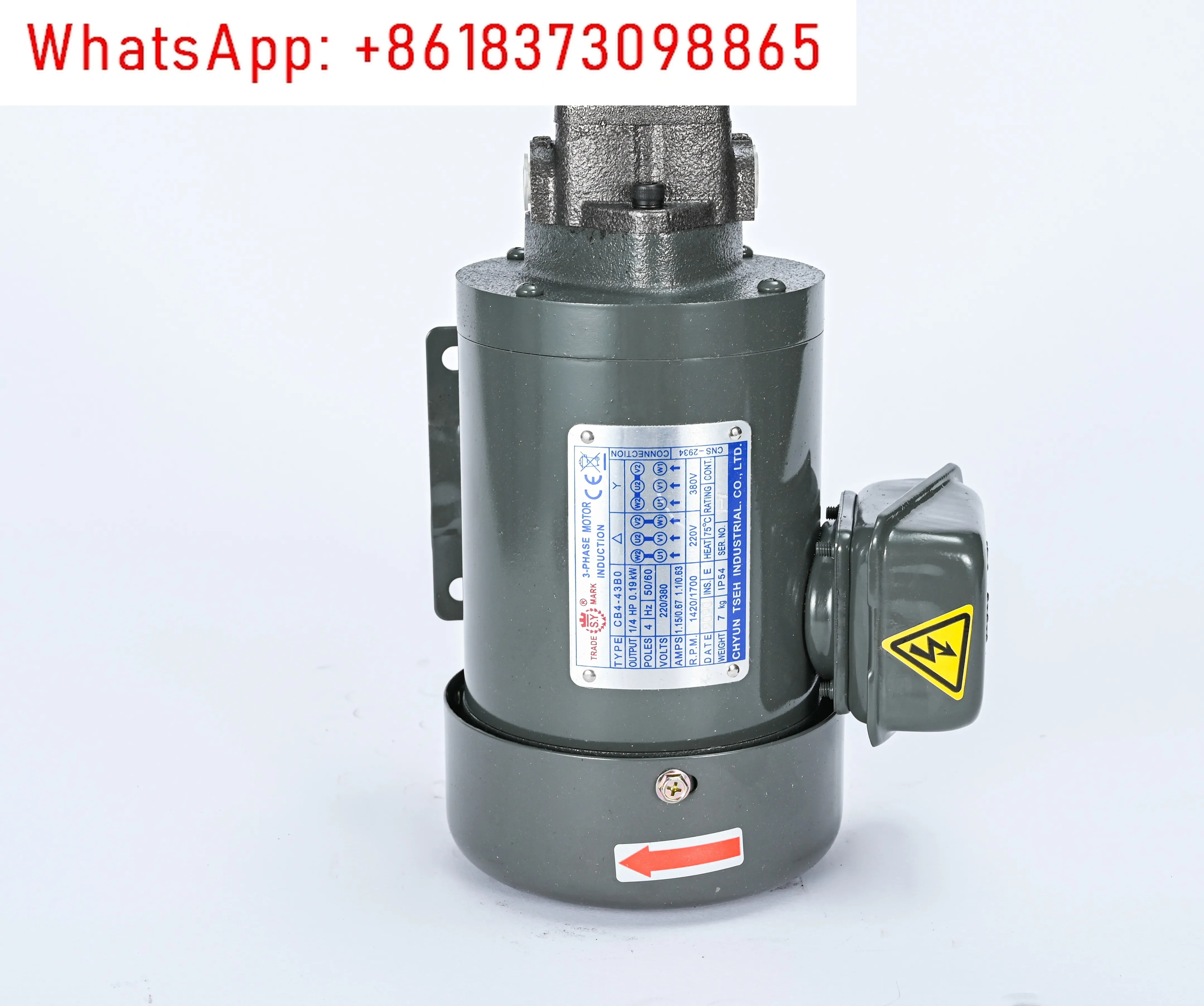 12A13A 윤활 오일 펌프 모터 펌핑 자동 흡입 삼각형 220V/380V