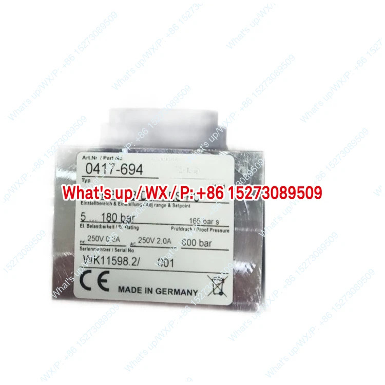 0417-694 8141-PL1-B-D-LH-ES-PC 압력 스위치 오리지널 신