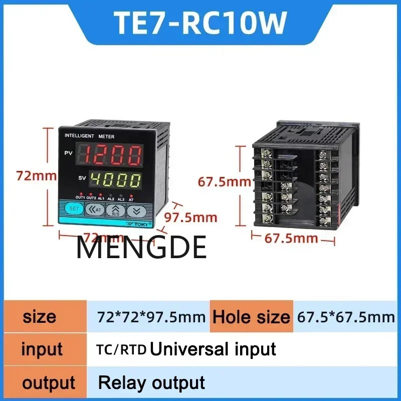 TOKY TE7 TE7-RB10W TE7-SB10W TE7-RC10W TE7-SC10W TE7-RC18W TE7-SC18W TE7-DC10W TE7-DC18W PID 220V 온