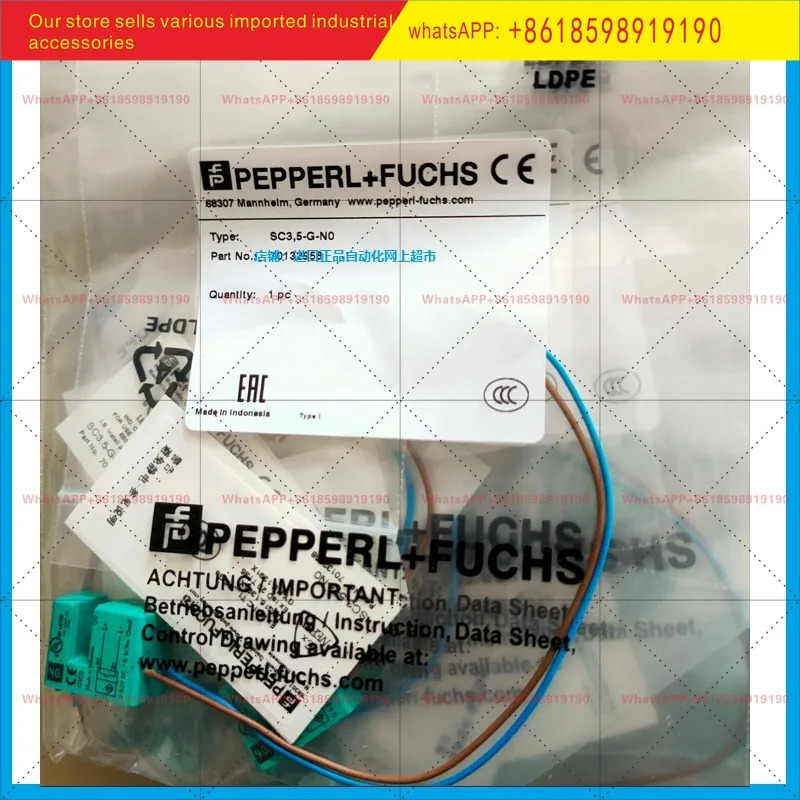 Pepperl Fuchs 유도형 슬롯 센서 SC3.5-G-N0 NO-6M SJ3.5-N SN