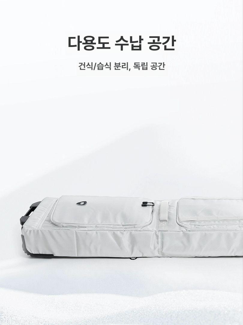 대용량 스키 휠백 방수 스노우보드 가방 스키장 준비물 - 상세 이미지 4