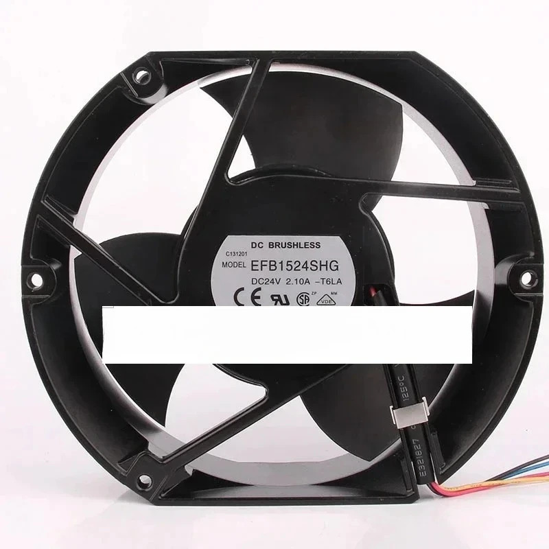 12V 48V MM DC24V 1.70A EC AC 17cm 주파수 변환기 대용량 산업EFB1524SHG 냉각팬