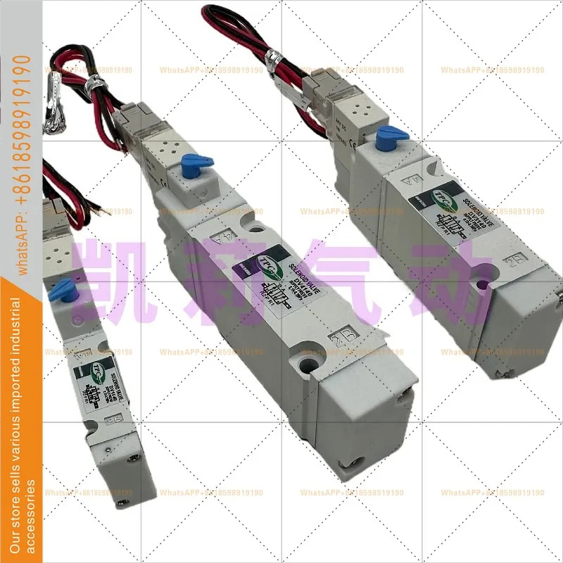 TPC 공압 솔레노이드 밸브 DV1140 DV3140 DV4140 2위치 5방향 전제어 방향 DC24V