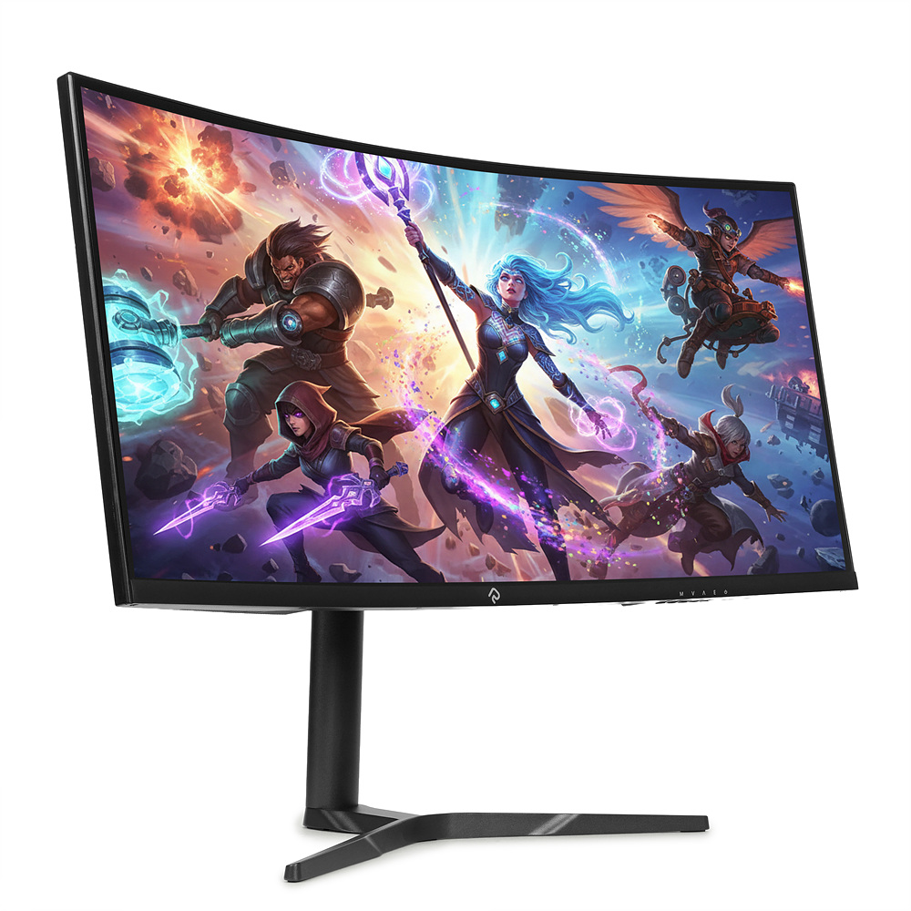 총판 래안텍 PANTHEON CQA34C80SM 블랙 Fast VA 180 WQHD USB-C 무결점 모니터 - 상세 이미지 4