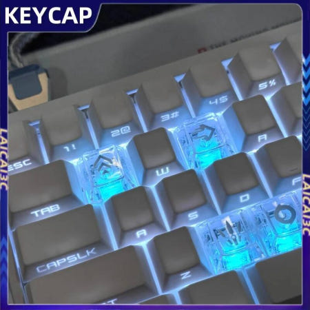 [해외]Creative Valorant Skills Keycaps 투명 체리 프로필 기계식 키보드 키캡 액세서리