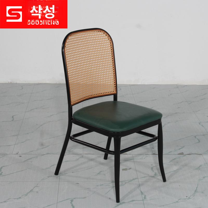 원목 카페 업소용 식당 가정용 패브릭 라탄 내츄럴 스타일 14 - 상세 이미지 3