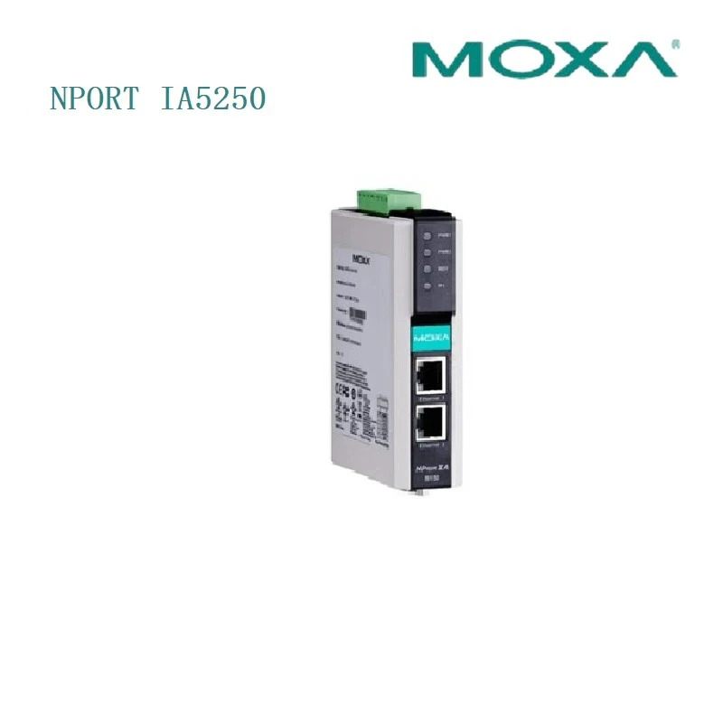MOXA NPort IA5250 RS-232/422/485 2포트 산업등급 직렬 포트 네트워킹 서버 원본
