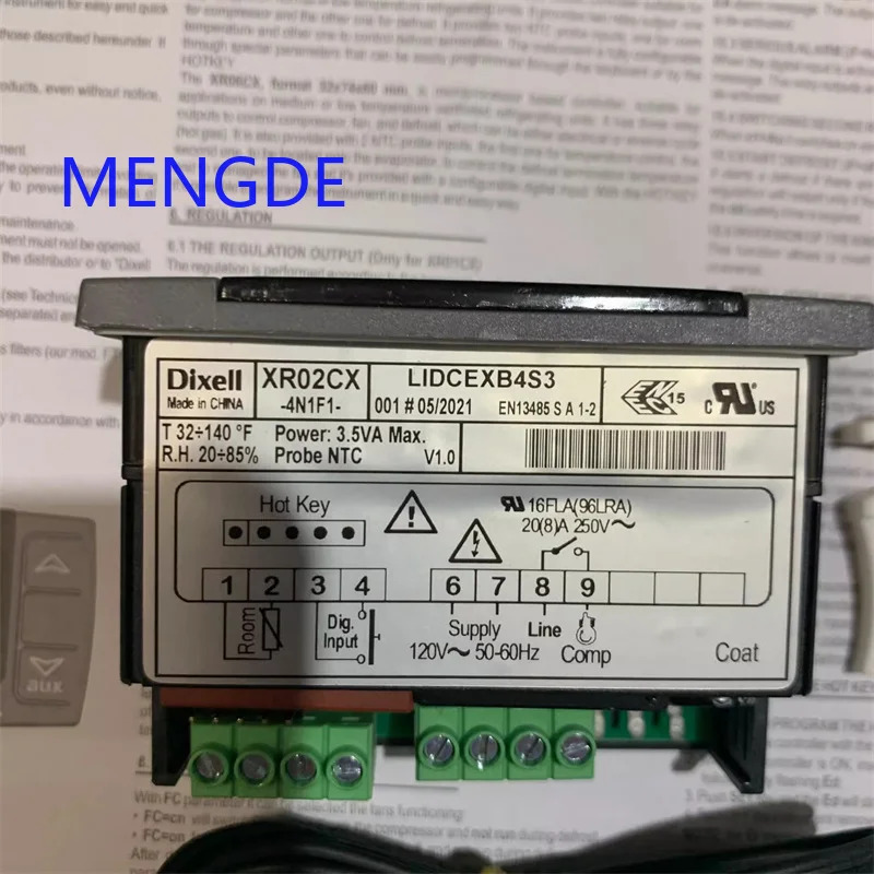 Dixell XR02CX-4N1F1 XR02CX 120V 온도 컨트롤러 프로브센서 새 원본