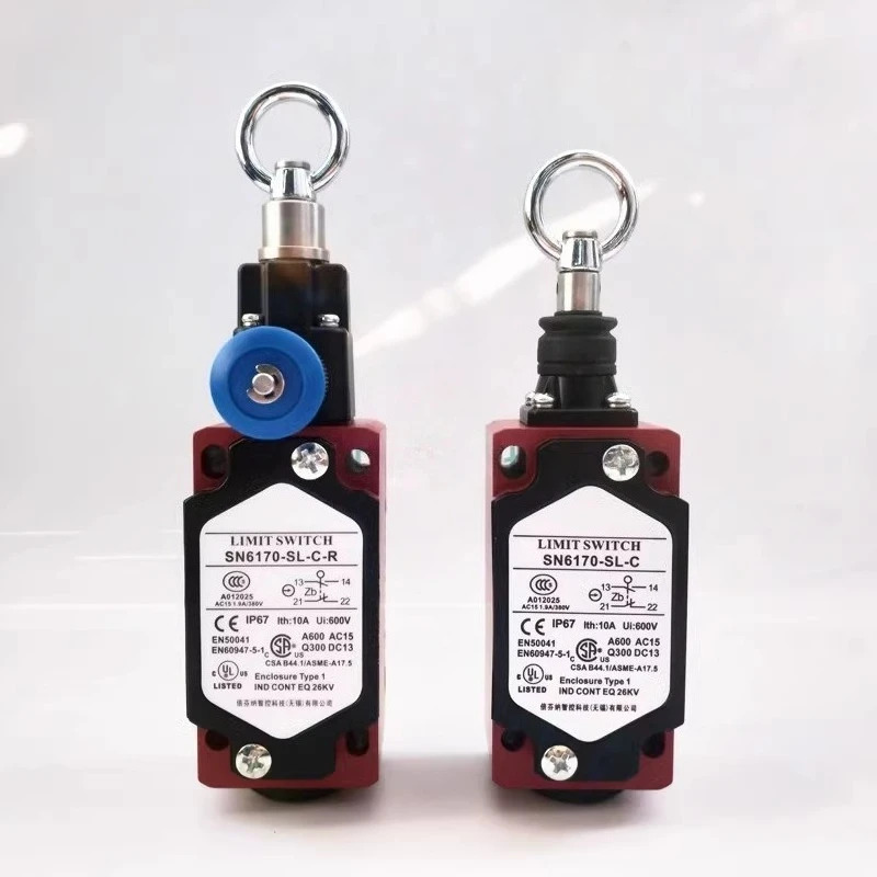 안전 당김 로프 스위치 SN2170/SN4170/SN6170-SL-C-R SN2170-SL2-C-R SN2170-SL-C-R SN4170-SL-C SN6170-SL2-C 비상 정