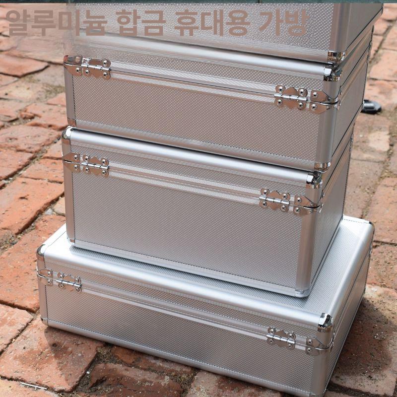 휴대용 금고 가방 귀중품 잠금장치 돈통 보관 40 x 30x15 이중 조합 자물쇠 - 상세 이미지 4