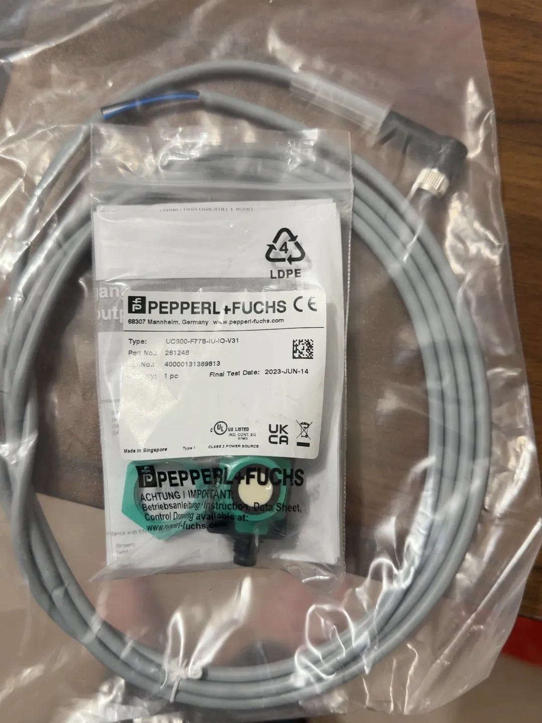 페펠FUCHS 초음파 센서 UB250-F77-E2-V31 UB2000-F42-I-V15 UC4000-30GM호환-IUR2-V15 UC250-F77-EP-IO-V31 UC800-F