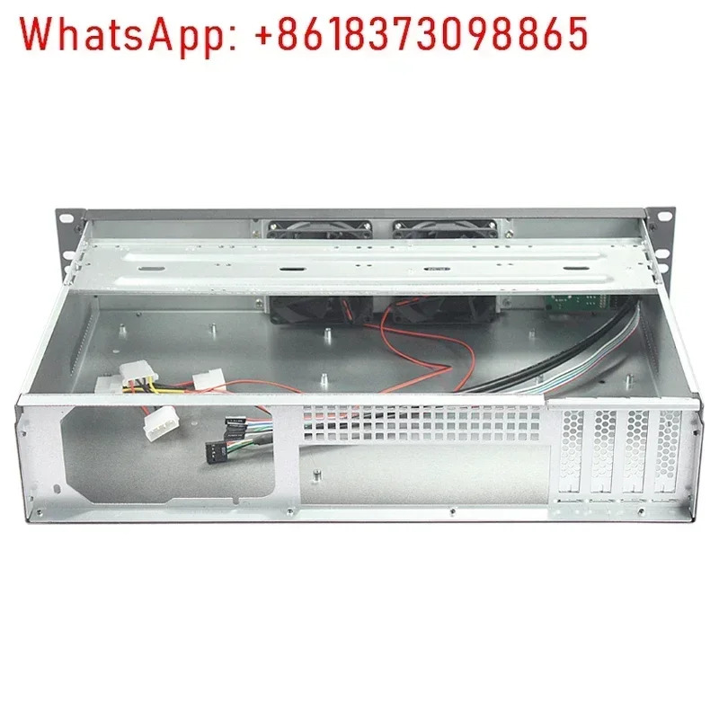 2u 랙 숏 300mm M 마더보드 수평 산업 네트워크 모니터링 비디오 레코더 서버 섀시
