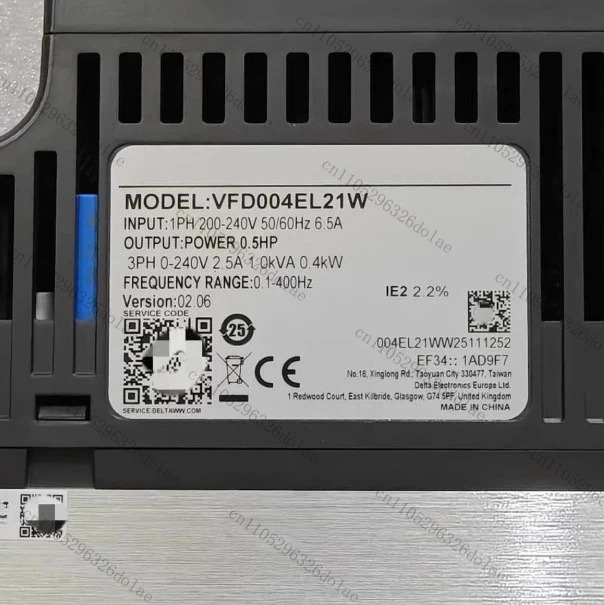 주파수 변환기 VFD004EL21W 0.4kw 리퍼 완료 OK