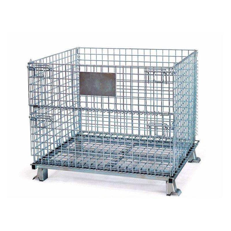 철망 바스켓 덮개 산업용 대차 수레 뚜껑 화물 철파레트 1000x800x840mm-B1 - 상세 이미지 5