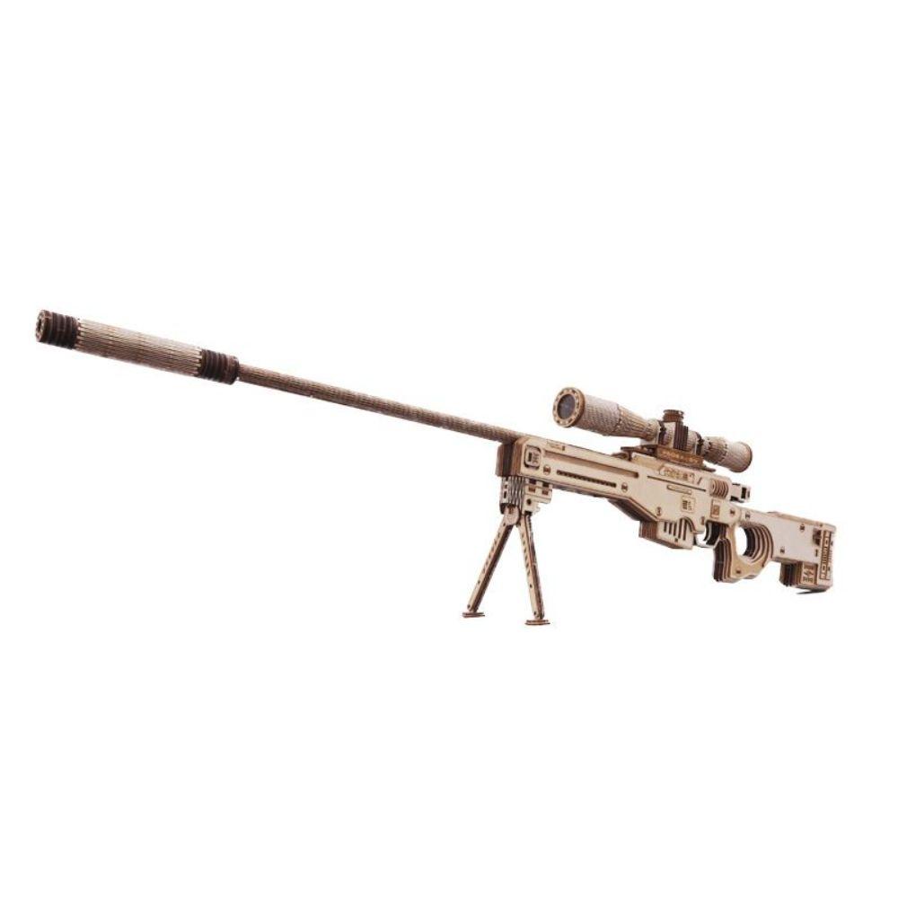 AWM 3D 우드퍼즐 고급 조립 DIY 장식 저격총 목재 미니어처 소품 모형 키트 AK47 폭행 스테퍼 JS801 - 상세 이미지 3