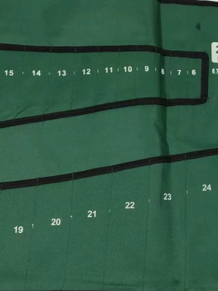 캔버스 못주머니 파우치 듀얼 포켓 수납 롤업 전용 빈백 20피스 빈 48.5 x 63.5cm - 상세 이미지 4