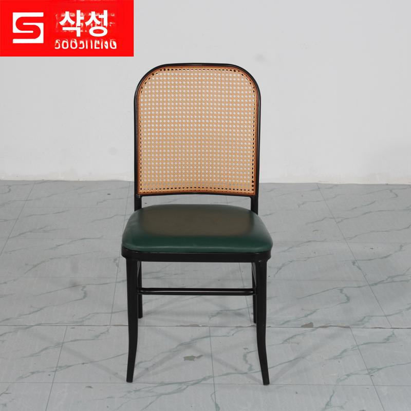 원목 카페 업소용 식당 가정용 패브릭 라탄 내츄럴 스타일 14 - 상세 이미지 4
