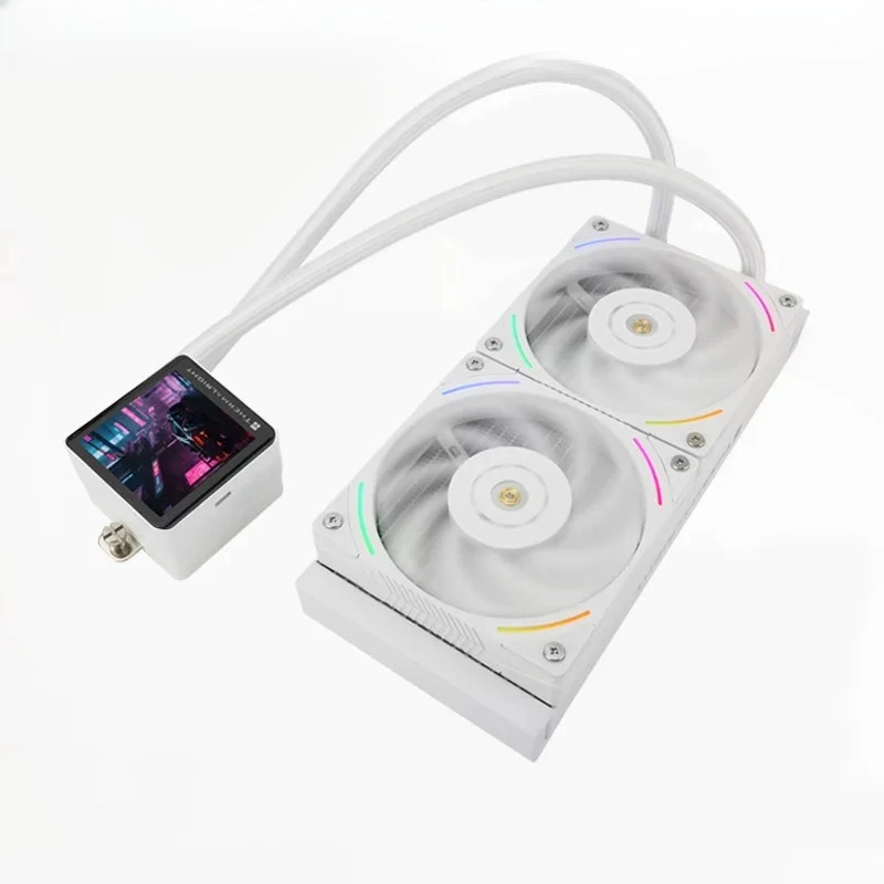 VISION 240 WHITE 프로즌 호라이즌 CPU 수냉식 라디에이터 일체형