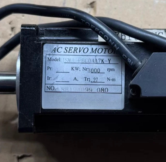 1개 400w 서보모터 JSMA-PBC04A7K-Y 3000 rpm 1.27Nm 리퍼 완료 OK