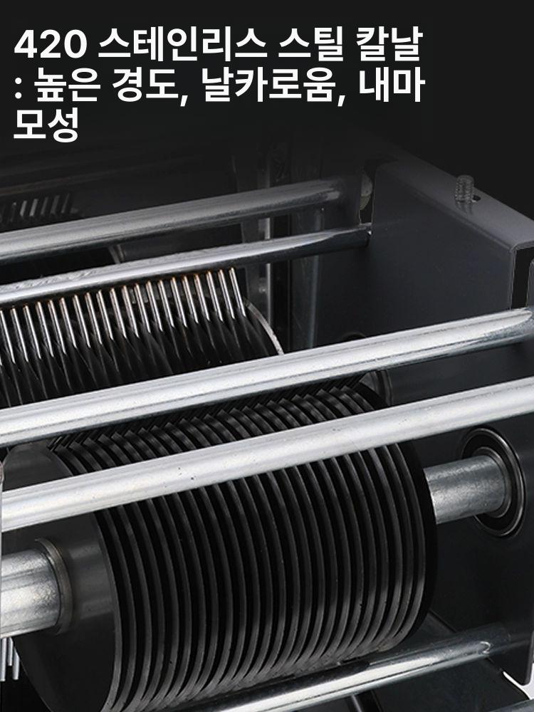 만능 슬라이서 채소 절단기 다기능 커터 고기 절편기 단일 낮은 금속 스테인리스스틸 3.5-0inch - 상세 이미지 4