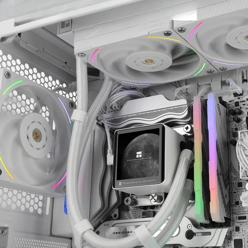 VISION 240 WHITE 프로즌 호라이즌 CPU 수냉식 라디에이터 일체형