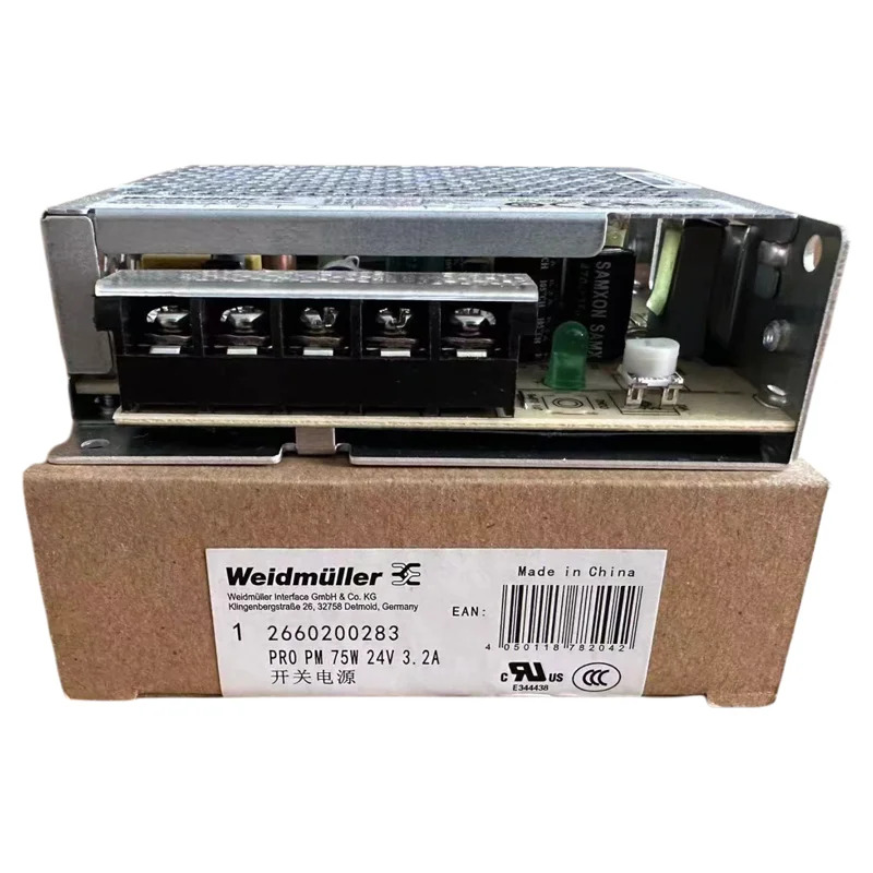 바이드뮬러 2660200283 PRO PM 75W 24V 3.2A 스위칭 전원공급장치 DC 플랫 패널
