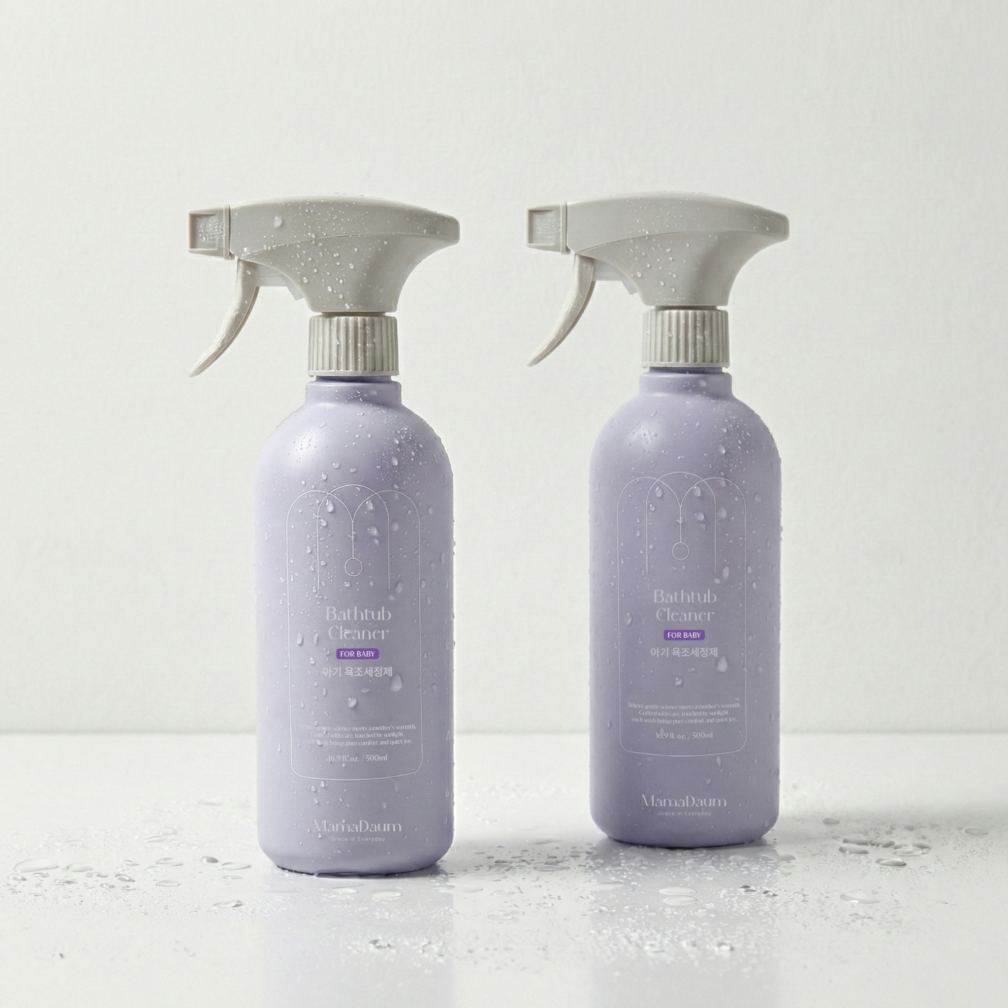 마마다움 아기 욕조 욕실세정제 클리너 무향 500ml, 2개 - 상품 이미지